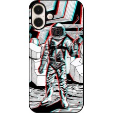 iPhone 16 Plus Case Hülle - Anaglyph Astronaut