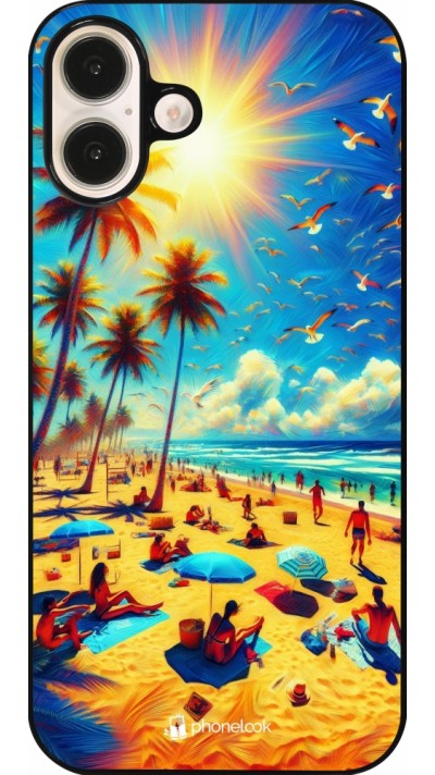 iPhone 16 Plus Case Hülle - Sommer Paradies Farbe