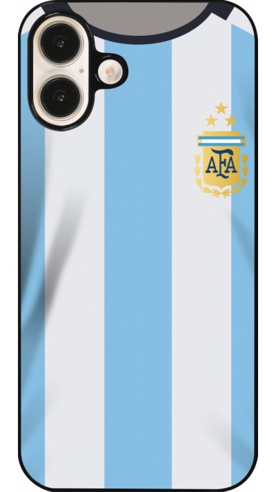 iPhone 16 Plus Case Hülle - Argentinien 2022 personalisierbares Fussballtrikot