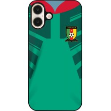 iPhone 16 Plus Case Hülle - Kamerun 2022 personalisierbares Fussballtrikot