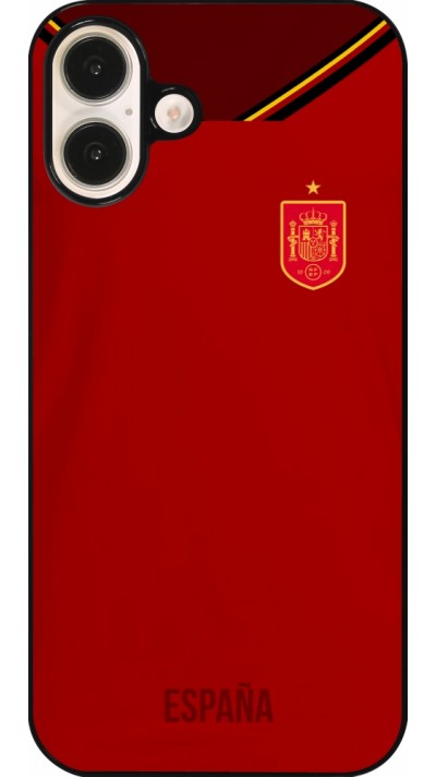 iPhone 16 Plus Case Hülle - Spanien 2022 personalisierbares Fußballtrikot