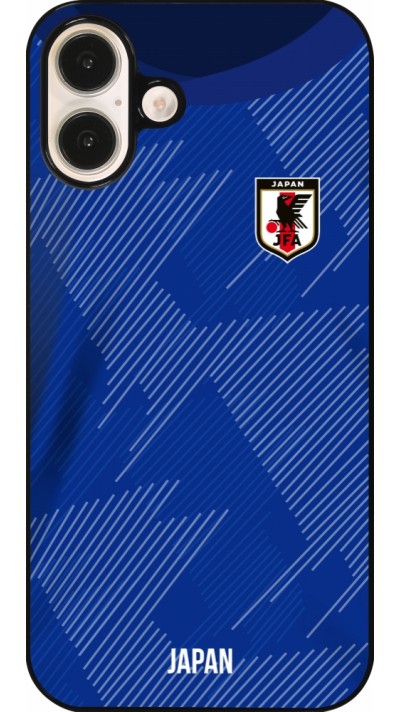 iPhone 16 Plus Case Hülle - Japan 2022 personalisierbares Fussballtrikot