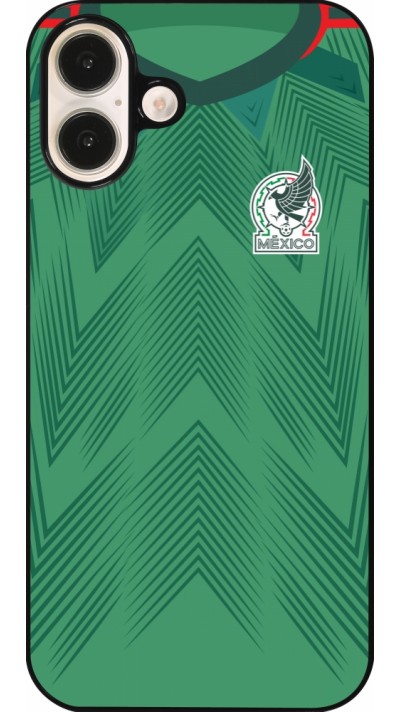 iPhone 16 Plus Case Hülle - Mexiko 2022 personalisierbares Fussballtrikot