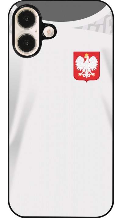 iPhone 16 Plus Case Hülle - Polen 2022 personalisierbares Fussballtrikot