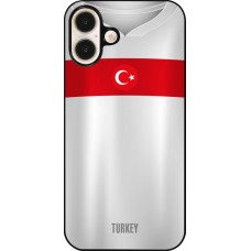 iPhone 16 Plus Case Hülle - Türkei personalisierbares Fussballtrikot