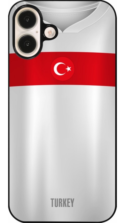 iPhone 16 Plus Case Hülle - Türkei personalisierbares Fussballtrikot