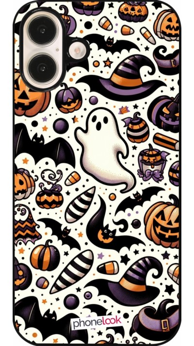 iPhone 16 Plus Case Hülle - Halloween 2024 Niedliches Muster