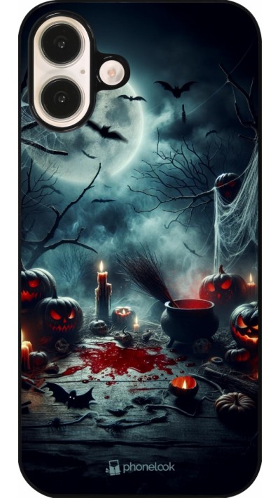 iPhone 16 Plus Case Hülle - Halloween 2024 Dunkler Mond