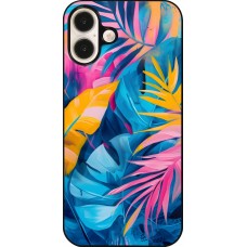 Coque iPhone 16 Plus - Palms Blue