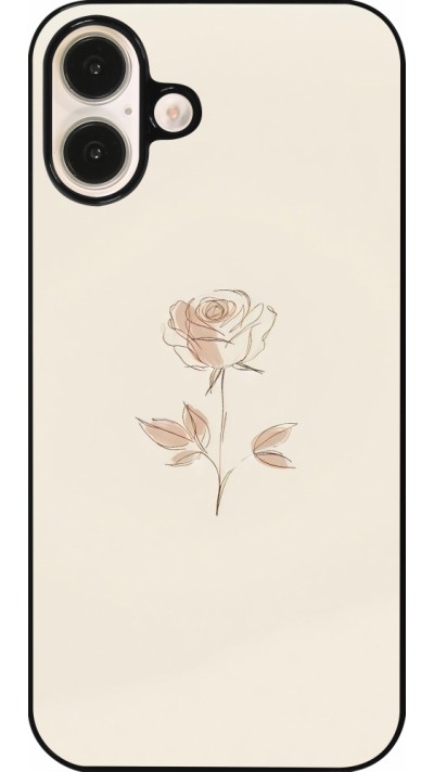 iPhone 16 Plus Case Hülle - Rosa Sand Minimalistisch