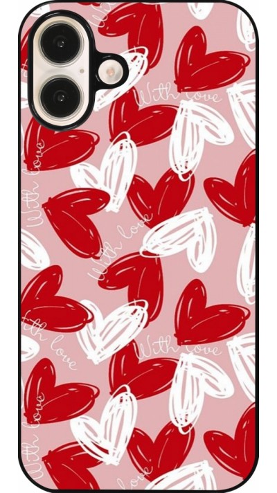 iPhone 16 Plus Case Hülle - Valentine 2024 with love heart