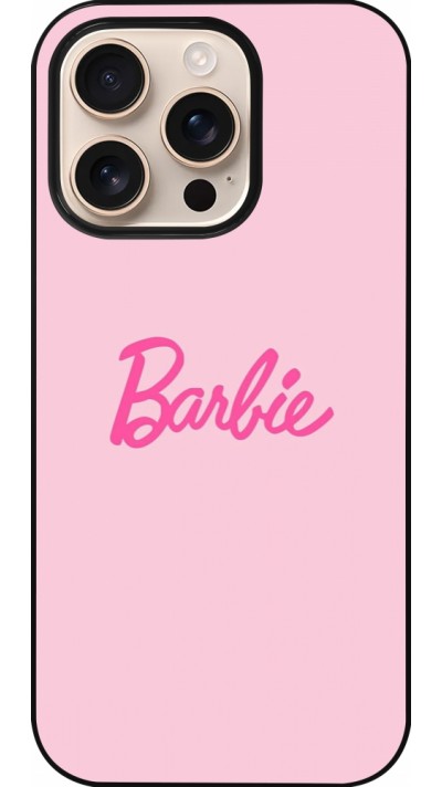 iPhone 16 Pro Case Hülle - Barbie Text