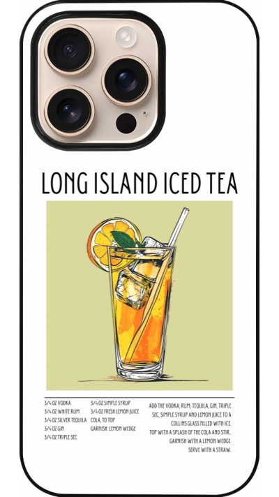 iPhone 16 Pro Case Hülle - Cocktail Rezept Long Island Ice Tea