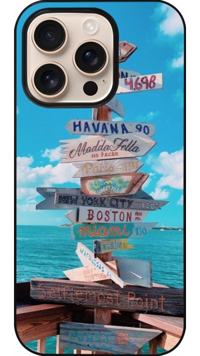 iPhone 16 Pro Case Hülle - Cool Cities Directions