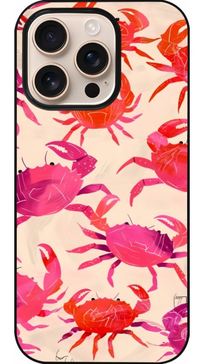 iPhone 16 Pro Case Hülle - Crabs Paint