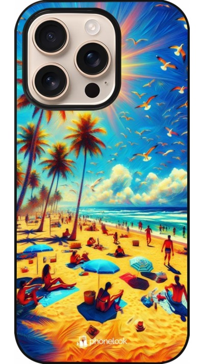 iPhone 16 Pro Case Hülle - Sommer Paradies Farbe