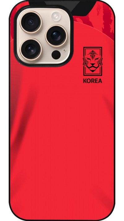 iPhone 16 Pro Case Hülle - Südkorea 2022 personalisierbares Fussballtrikot