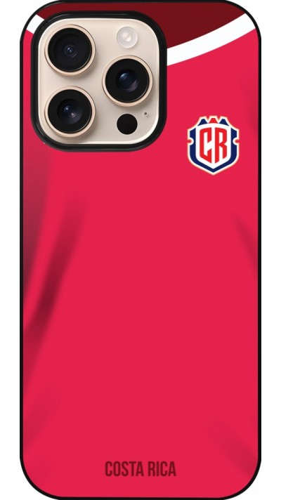 iPhone 16 Pro Case Hülle - Costa Rica 2022 personalisierbares Fussballtrikot