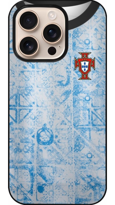 iPhone 16 Pro Case Hülle - Portugal Away personalisierbares Fussballtrikot