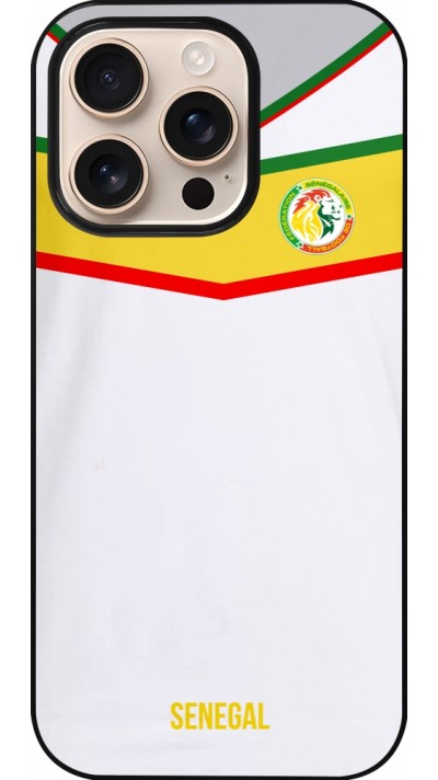 iPhone 16 Pro Case Hülle - Senegal 2022 personalisierbares Fußballtrikot