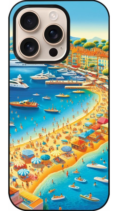 iPhone 16 Pro Case Hülle - French Riviera People