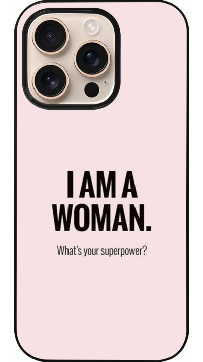 iPhone 16 Pro Case Hülle - I am a woman