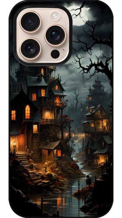 iPhone 16 Pro Case Hülle - Halloween 2024 scary town