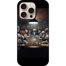 iPhone 16 Pro Case Hülle - Die Pokerhunde