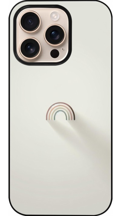 iPhone 16 Pro Case Hülle - Mini Regenbogen Minimal