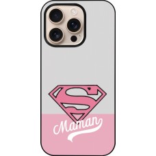 iPhone 16 Pro Case Hülle - Mom 2024 Super hero maman