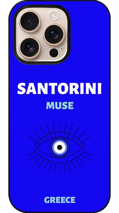 iPhone 16 Pro Case Hülle - Pop Summer Destination Santorini