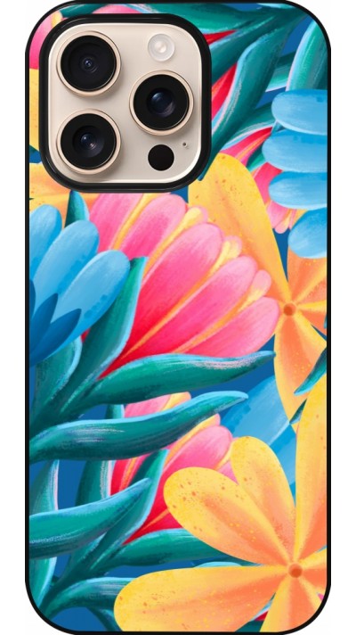 iPhone 16 Pro Case Hülle - Spring 23 colorful flowers