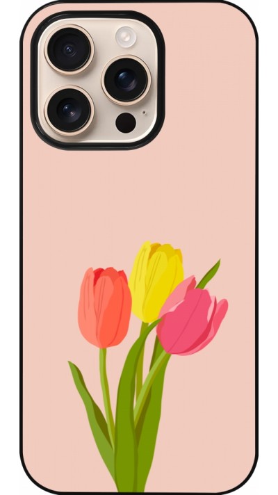 iPhone 16 Pro Case Hülle - Spring 23 tulip trio