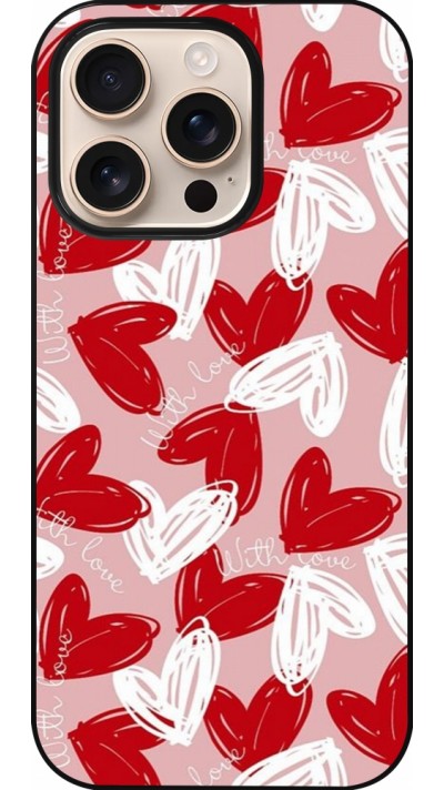 iPhone 16 Pro Case Hülle - Valentine 2024 with love heart