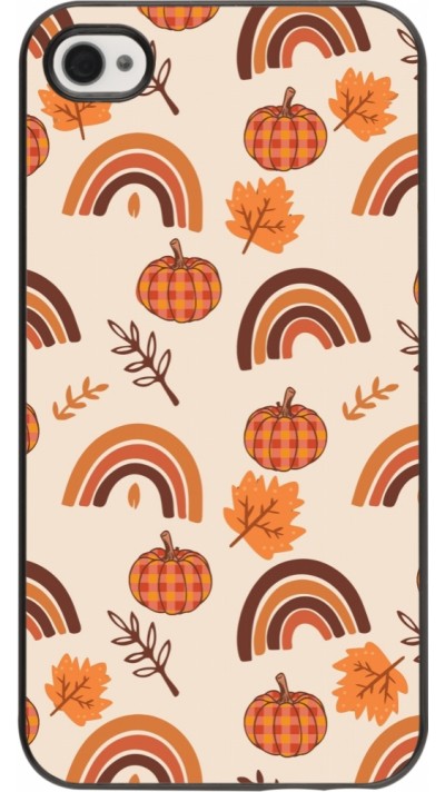 iPhone 4/4s Case Hülle - Autumn 2024 rainbow