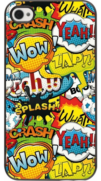 iPhone 4/4s Case Hülle - Cartoons slogans