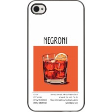 iPhone 4/4s Case Hülle - Cocktail Rezept Negroni