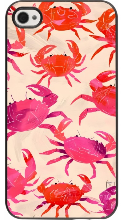 Coque iPhone 4/4s - Crabs Paint