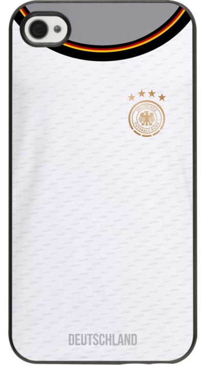 iPhone 4/4s Case Hülle - Deutschland 2022 personalisierbares Fußballtrikot