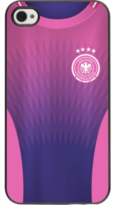Coque iPhone 4/4s - Maillot de football Allemagne Extérieur personnalisable