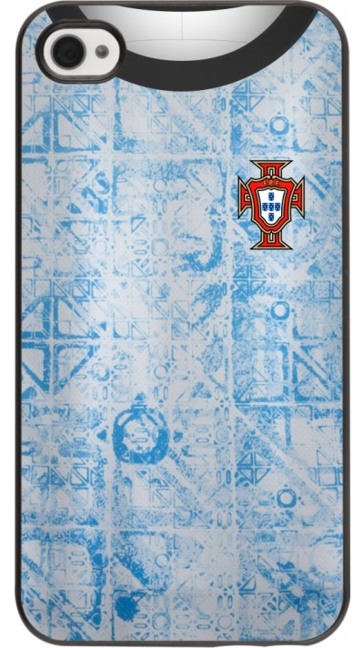 Coque iPhone 4/4s - Maillot de football Portugal Extérieur personnalisable