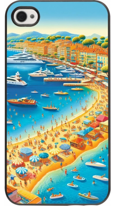 iPhone 4/4s Case Hülle - French Riviera People