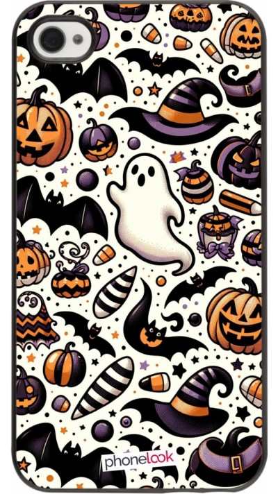 iPhone 4/4s Case Hülle - Halloween 2024 Niedliches Muster