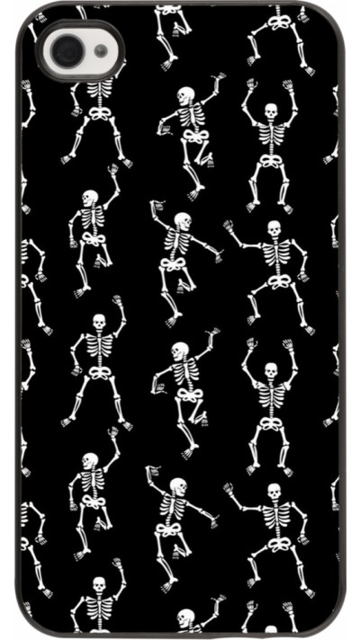 iPhone 4/4s Case Hülle - Halloween 2024 dancing skeleton