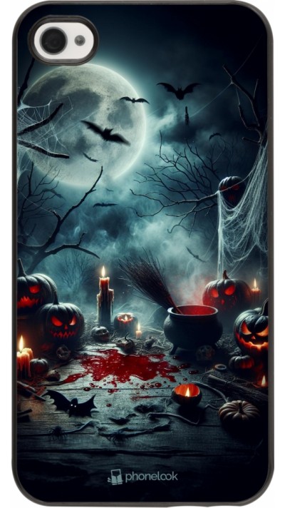 iPhone 4/4s Case Hülle - Halloween 2024 Dunkler Mond