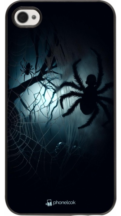 iPhone 4/4s Case Hülle - Halloween 2024 Dunkle Spinne