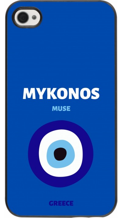 Coque iPhone 4/4s - Pop Summer Destination Mykonos