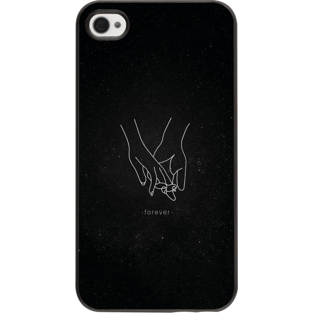 iPhone 4/4s Case Hülle - Valentine 2023 hands forever