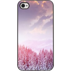 iPhone 4/4s Case Hülle - Winter 22 Pink Forest