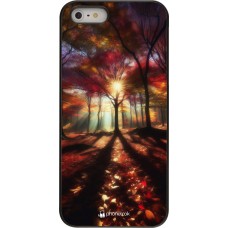 iPhone 5/5s / SE (2016) Case Hülle - Herbstlicher goldener Glanz